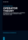 Operator Theory : Proceedings of the International Conference on Operator Theory, Hammamet, Tunisia, April 30 - May 3, 2018 - eBook