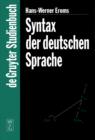 Syntax der deutschen Sprache - eBook