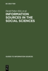 Information Sources in the Social Sciences - eBook