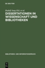 Dissertationen in Wissenschaft und Bibliotheken - eBook