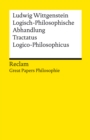 Logisch-Philosophische Abhandlung. Tractatus Logico-Philosophicus : Great Papers Philosophie - eBook