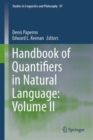 Handbook of Quantifiers in Natural Language: Volume II - eBook