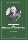 Albert Einstein als Philosoph und Naturforscher : eine Auswahl - eBook