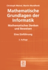 Mathematische Grundlagen der Informatik : Mathematisches Denken und Beweisen - eBook