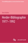 Herder-Bibliographie 1977-1992 - eBook