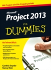 Microsoft Project 2013 f r Dummies - eBook