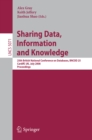 Sharing Data, Information and Knowledge : 25th British National Conference on Databases, BNCOD 25, Cardiff, UK, July 7-10, 2008, Proceedings - eBook