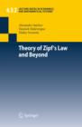 Theory of Zipf's Law and Beyond - eBook