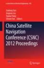 China Satellite Navigation Conference (CSNC) 2012 Proceedings - eBook