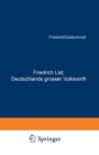 Friedrich List, Deutschlands grosser Volkswirth - eBook