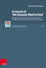 In Search of 'the Genuine Word of God' : Reception of the West-European Christian Hebraism in the Polish-Lithuanian Commonwealth in the Renaissance - eBook