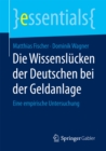 Die Wissenslucken der Deutschen bei der Geldanlage : Eine empirische Untersuchung - eBook