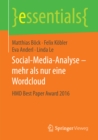 Social-Media-Analyse - mehr als nur eine Wordcloud : HMD Best Paper Award 2016 - eBook