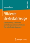Effiziente Elektrofahrzeuge : Fahrumgebung, Fahrmuster und Verbrauch batteriebetriebener Pkw unter Realbedingungen - eBook