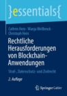 Rechtliche Herausforderungen von Blockchain-Anwendungen : Straf-, Datenschutz- und Zivilrecht - eBook