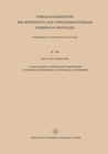 I. Untersuchungen an elektronischen Regelantrieben II. Statistische Untersuchungen zur Ausnutzung von Drehbanken - eBook