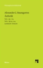 Asthetik : Band 1:  1-613 / Band 2:  614-904, Einfuhrung, Glossar. Zweisprachige Ausgabe - eBook