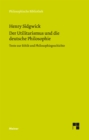 Der Utilitarismus und die deutsche Philosophie - eBook