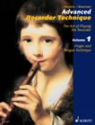 Advanced Recorder Technique : The Art of Playing the Recorder. Vol. 1: Finger and Tongue Technique - eBook