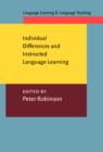 Individual Differences and Instructed Language Learning - eBook