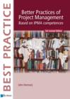 Better Practices of Project Management Based on IPMA competences &ndash; 3rd revised edition - eBook