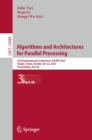 Algorithms and Architectures for Parallel Processing : 23rd International Conference, ICA3PP 2023, Tianjin, China, October 20-22, 2023, Proceedings, Part III - eBook