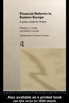Financial Reforms in Eastern Europe : A Policy Model for Poland