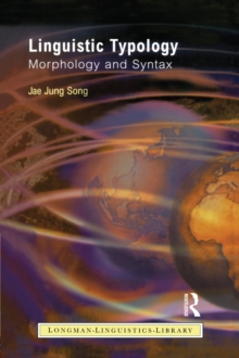 Linguistic Typology : Morphology and Syntax