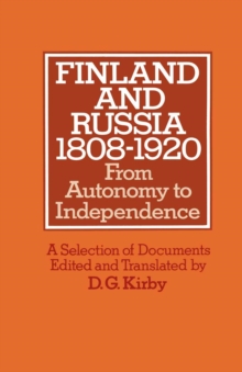 Finland and Russia, 1808-1920