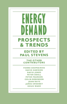 Energy Demand : Prospects and Trends