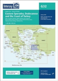 Imray Chart G32 : Eastern Sporades, Dodecanese & the Coast of Turkey