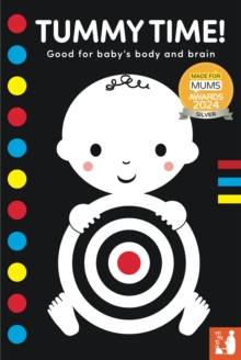 Tummy Time! : A high-contrast fold-out book with mirror for babies