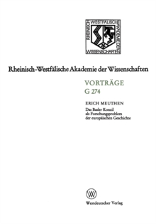 Das Basler Konzil als Forschungsproblem der europaischen Geschichte : 280. Sitzung am 14. Dezember 1983 in Dusseldorf