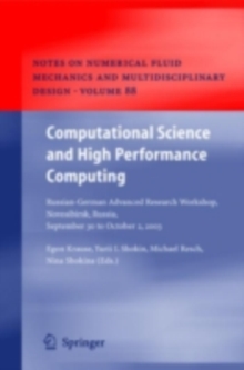 Computational Science and High Performance Computing : Russian-German Advanced Research Workshop, Novosibirsk, Russia, September 30 to October 2, 2003