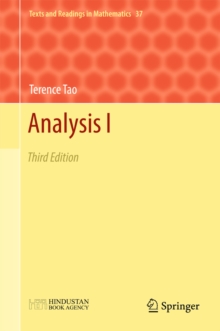 Analysis I : Third Edition