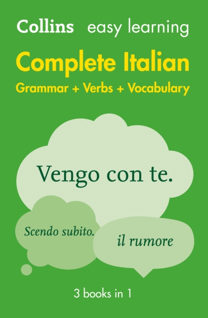 Easy Learning Italian Complete Grammar, Verbs and Vocabulary (3 books in 1) : Trusted Support for Learning, Paperback / softback Book