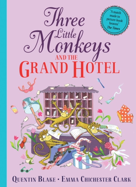 Three Little Monkeys and the Grand Hotel, Hardback Book