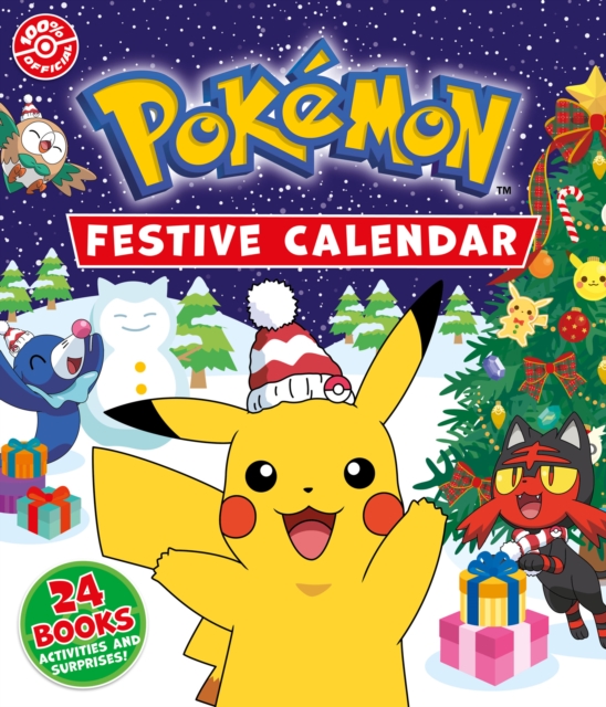 Pokemon: Festive Calendar: A festive collection of 24 books, activities and surprises!, Hardback Book