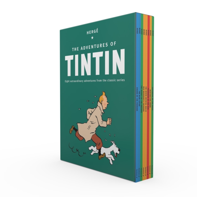 The Adventures of Tintin: 8 Title Paperback Boxed Set : The Official Classic Children's Illustrated Mystery Adventure Series, Multiple-component retail product, slip-cased Book