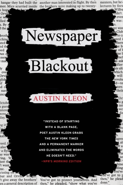 Newspaper Blackout, Paperback / softback Book
