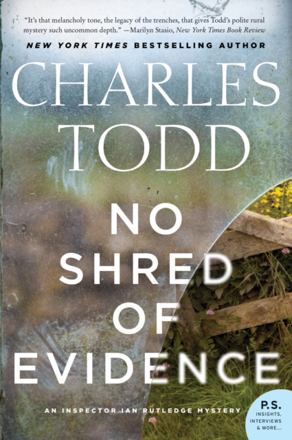 No Shred of Evidence : An Inspector Ian Rutledge Mystery, EPUB eBook