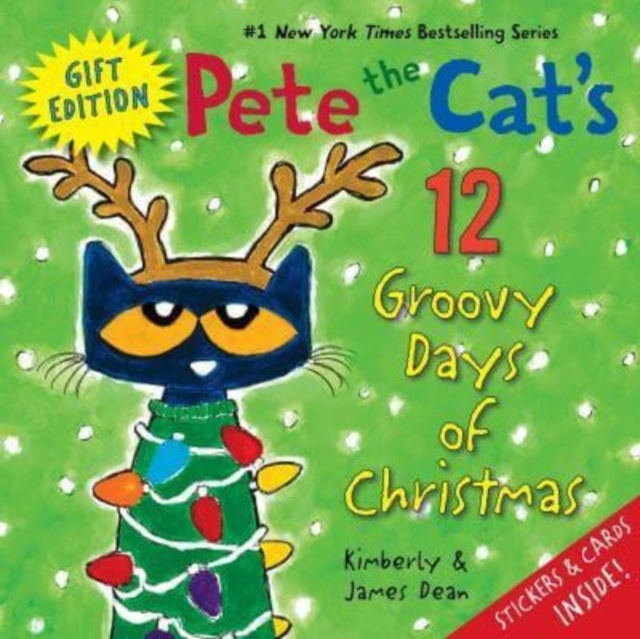 Pete the Cat's 12 Groovy Days of Christmas Gift Edition, Hardback Book