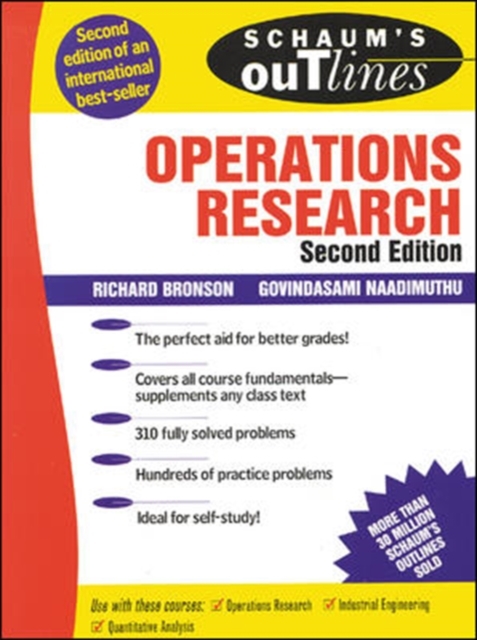 Schaum's Outline of Operations Research, Paperback / softback Book