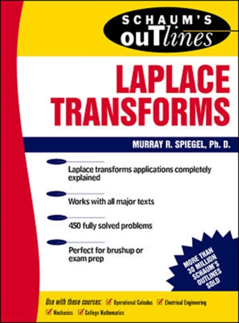 Schaum's Outline of Laplace Transforms, Paperback / softback Book