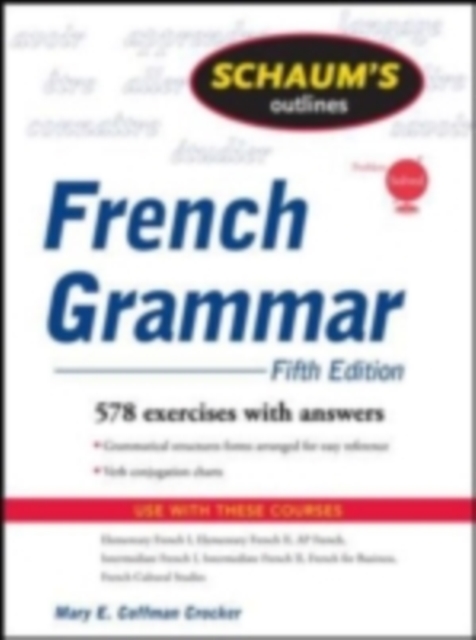 Schaum's Outline of French Grammar, 5ed, EPUB eBook