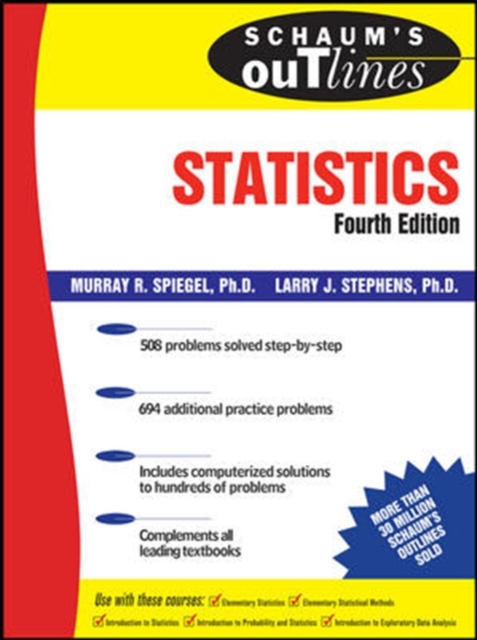 Schaum's Outline of Statistics, EPUB eBook