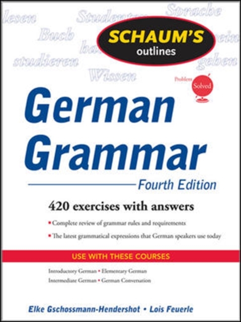 Schaum's Outline of German Grammar, 4ed, EPUB eBook