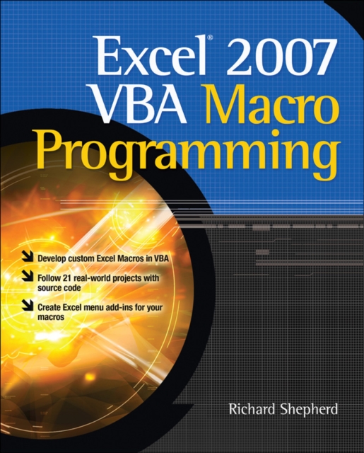 Excel 2007 VBA Macro Programming, EPUB eBook