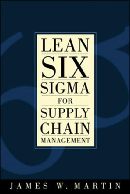 Lean Six Sigma for Supply Chain Management, EPUB eBook