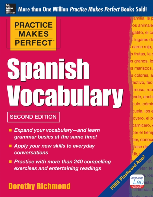 Practice Makes Perfect: Spanish Vocabulary, 2nd Edition : With 240 Exercises + Free Flashcard App, EPUB eBook